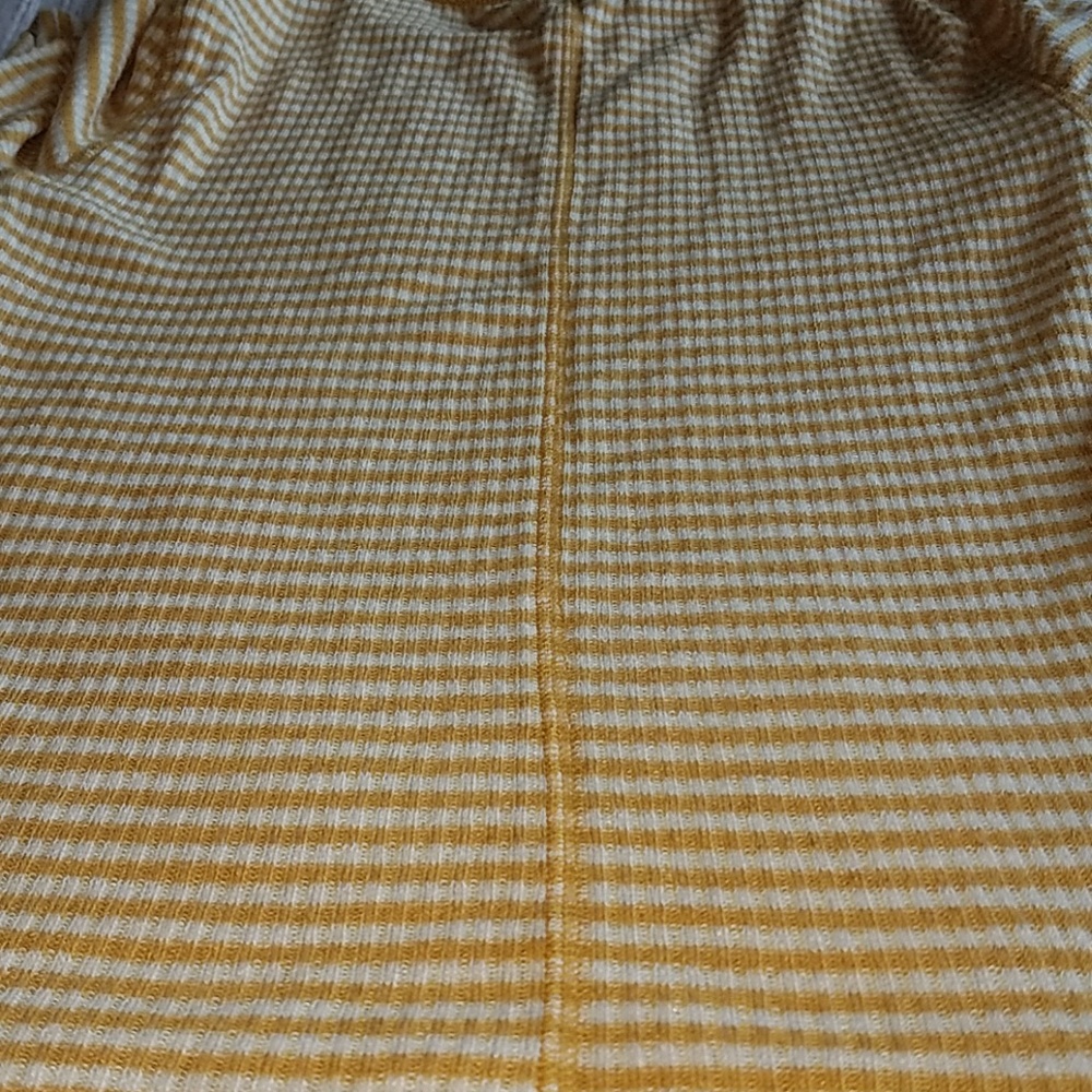 Yellow Ribbed T - Picture 2 of 4